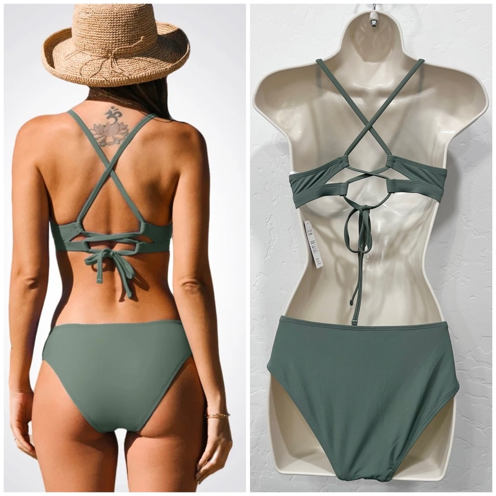 NWT Cupshe Olive Bikini